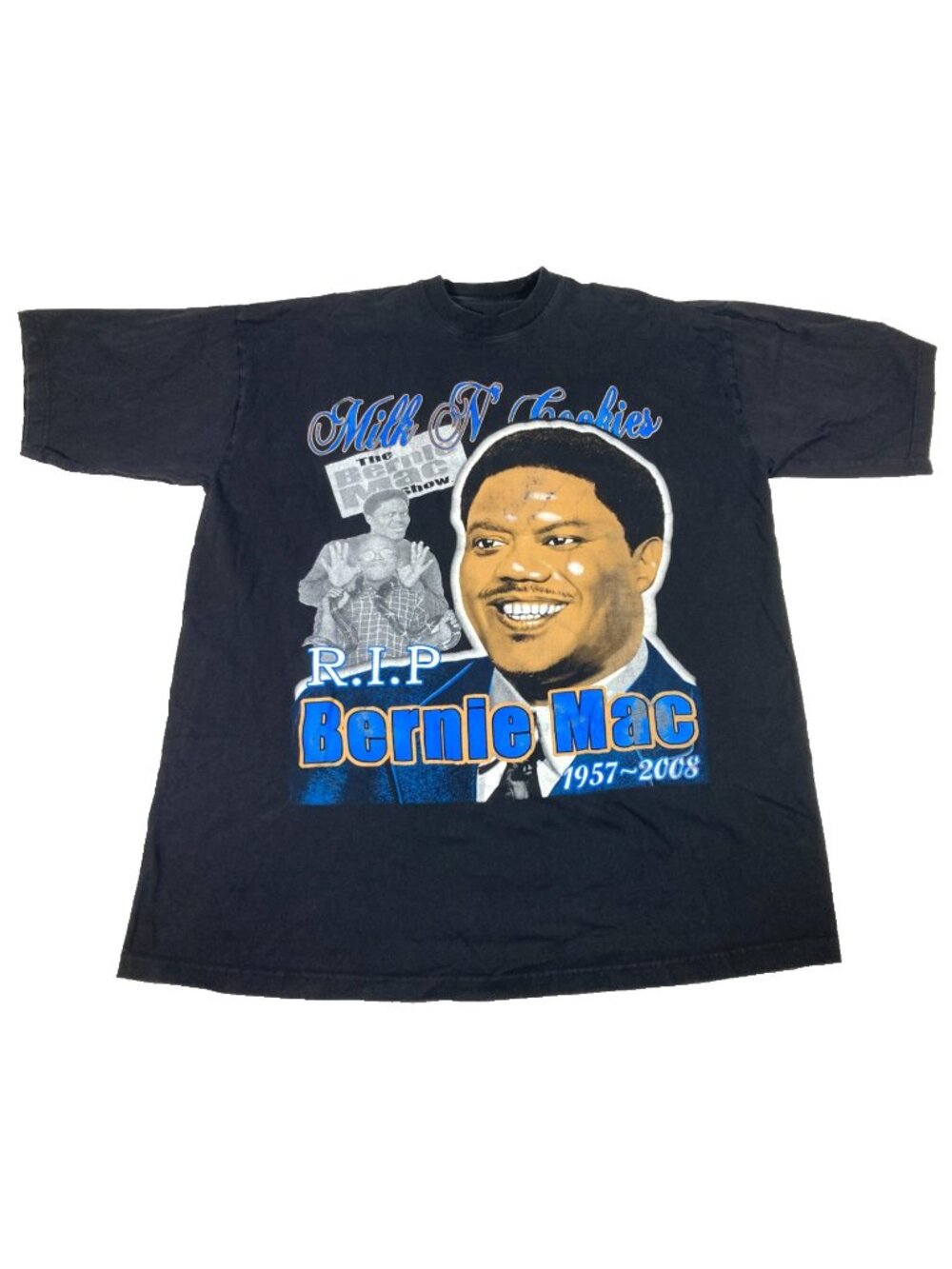 Bernie Mac Vintage Y2K Memorial R.I.P. T-Shirt 3XL Actor Comedian TV Show 2008